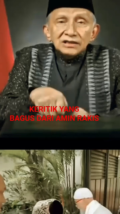 GOOD CRITICISM FROM AMIN#rakis