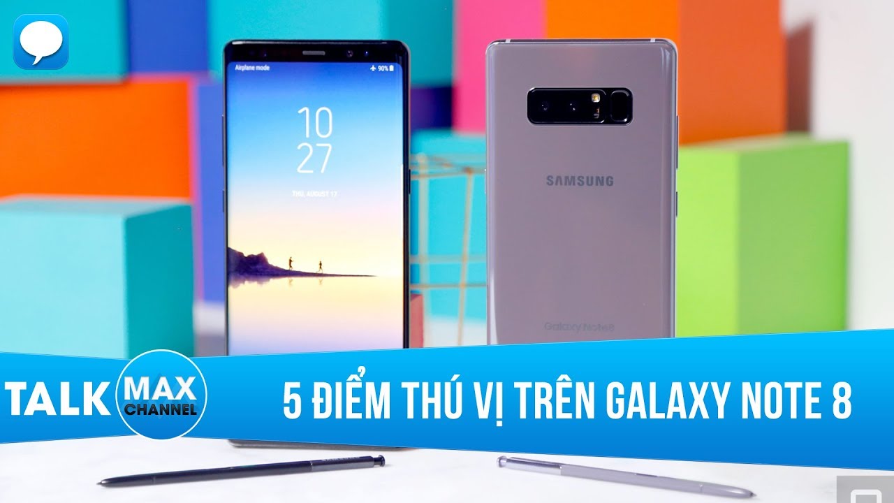 5 điều thú vị trên Galaxy Note 8 - youtube