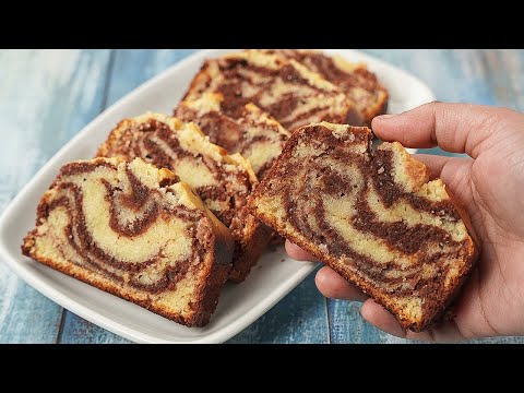 Eggless Zebra Cake Recipe