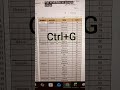 How to fill the blank column in Excel Shortcuts #shortcut #excel #exceltips #shorts #youtubeshorts