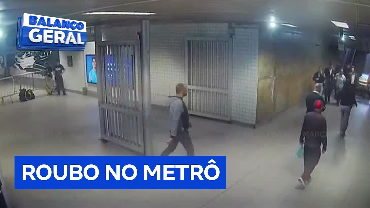 Adolescentes são apreendidos após serem flagrados roubando passageiros do metrô em São Paulo