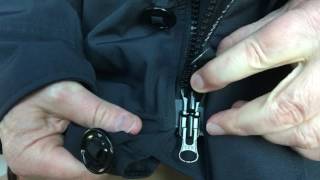 Canada Goose zipper stuck/jammed at the bottom