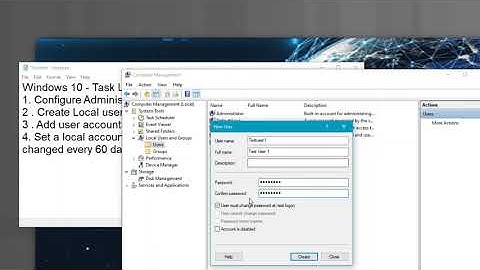 Windows10 - User Account Management (Lab)