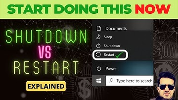 Shutdown vs Restart: Start doing this NOW! (Reason Explained)