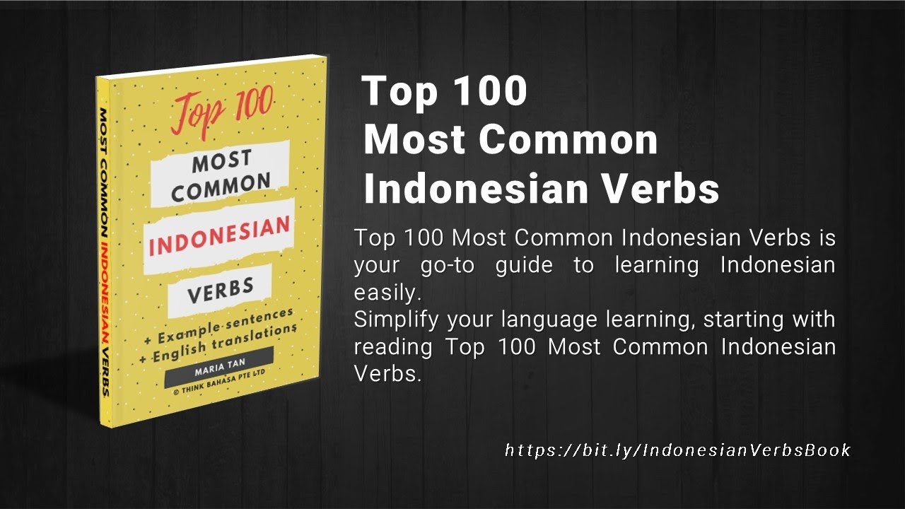 Learn Indonesian Verbs | Easy Indonesian Vocabulary Book - YouTube