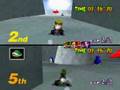 Mario kart 64 ice hell level