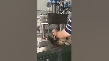 semi automatic vacuum can seaming machine with nitrogen flushing capability