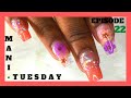 How to Encapsulated Flowers using Dip Powder | MANI TUESDAY | Clear Nails with Dip Powder