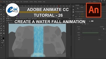 ANIMATE CC TUTORIAL - 26 | ANIMATE A WATER FALL ANIMATION IN TAMIL | CCM