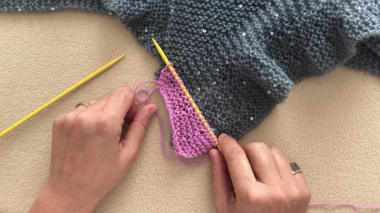 ŞİŞ ÖRGÜ VOLANLI ŞAL YAPILIŞI