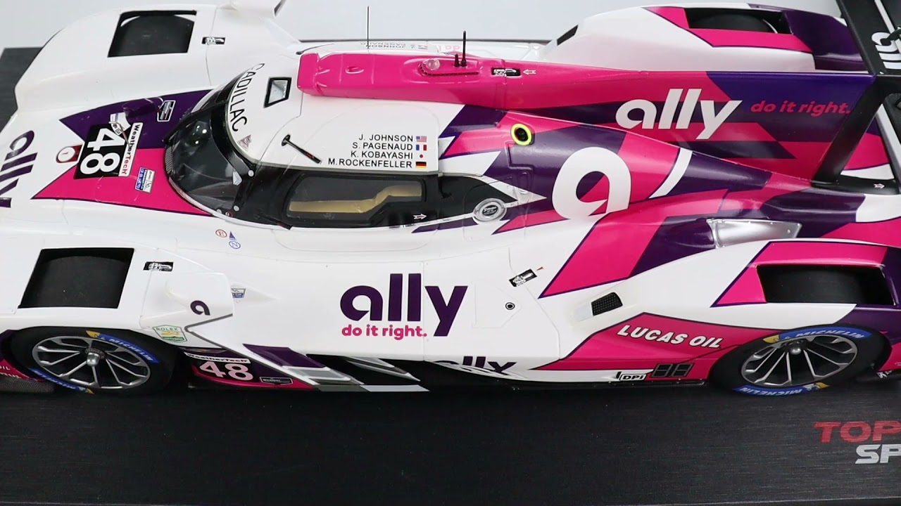 Topspeed 1:18 resin Cadillac 2021 IMSA Daytona 24Hr. 2nd Place ALLY ...