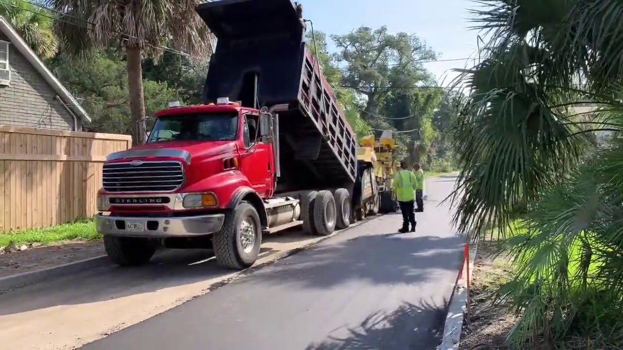 Time Lapse of Paving Historic Lincolnville Streets in St. Augustine