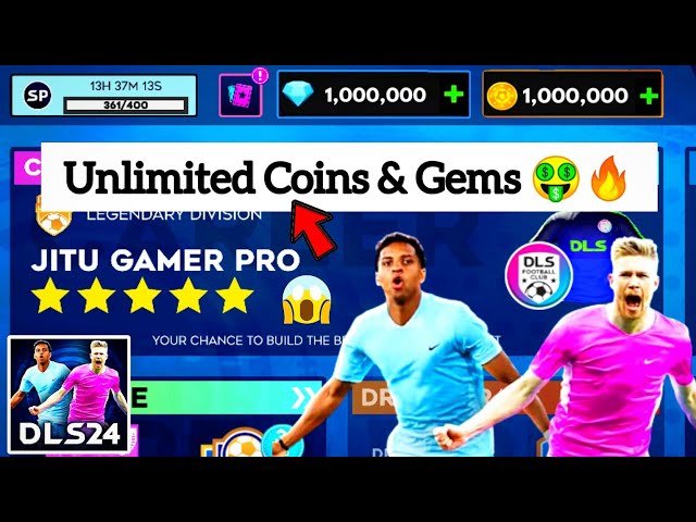 HOW TO GET UNLIMITED COINS & GEMS IN DREAM LEAGUE SOCCER 2024🔥 class=