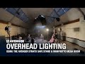 Overhead film lighting with the Avenger Strato Safe and Manfrotto Mega Boom