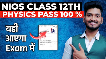 Nios Class 12th Physics 312 Very Very Important Questions with Solutions @manishvermaugpg