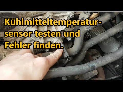 Symptome & Reparatur vom defekten Kühlmitteltemperatursensor!