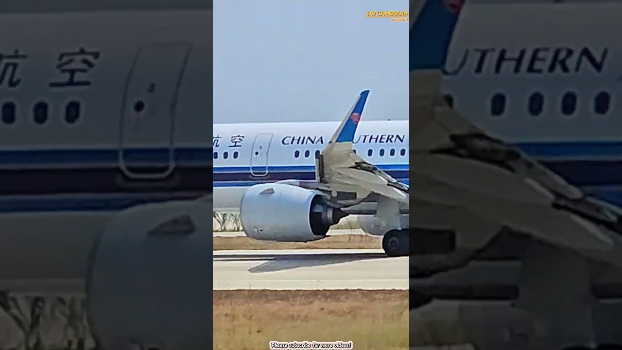 Boeing 737 Conquers Tiny Runway in Cambodia 