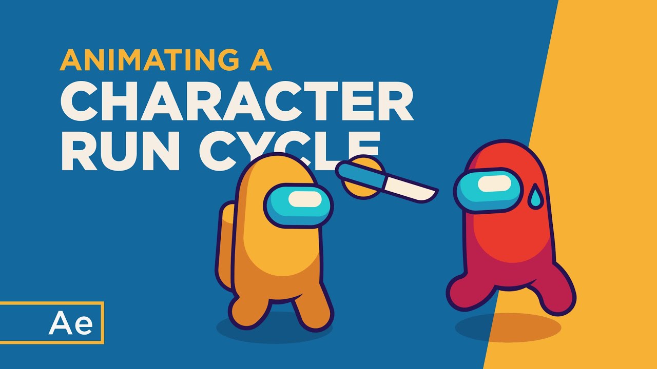 Download Animating a Game Character Run Cycle (Among Us) - After Effects Tutorial