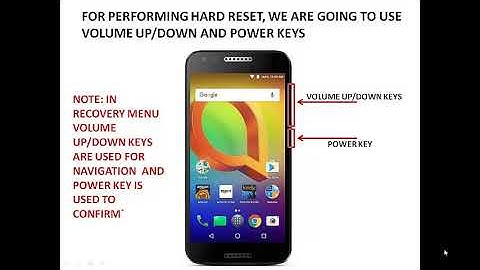 Alcatel A30 hard reset