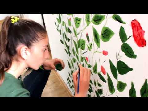 ციხისჯვრის სკოლის მოსწავლეებმა საკლასო ოთახი მოხატეს