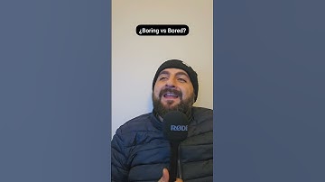 ¿Boring o Bored? Aprenda aquí cuál utilizar.