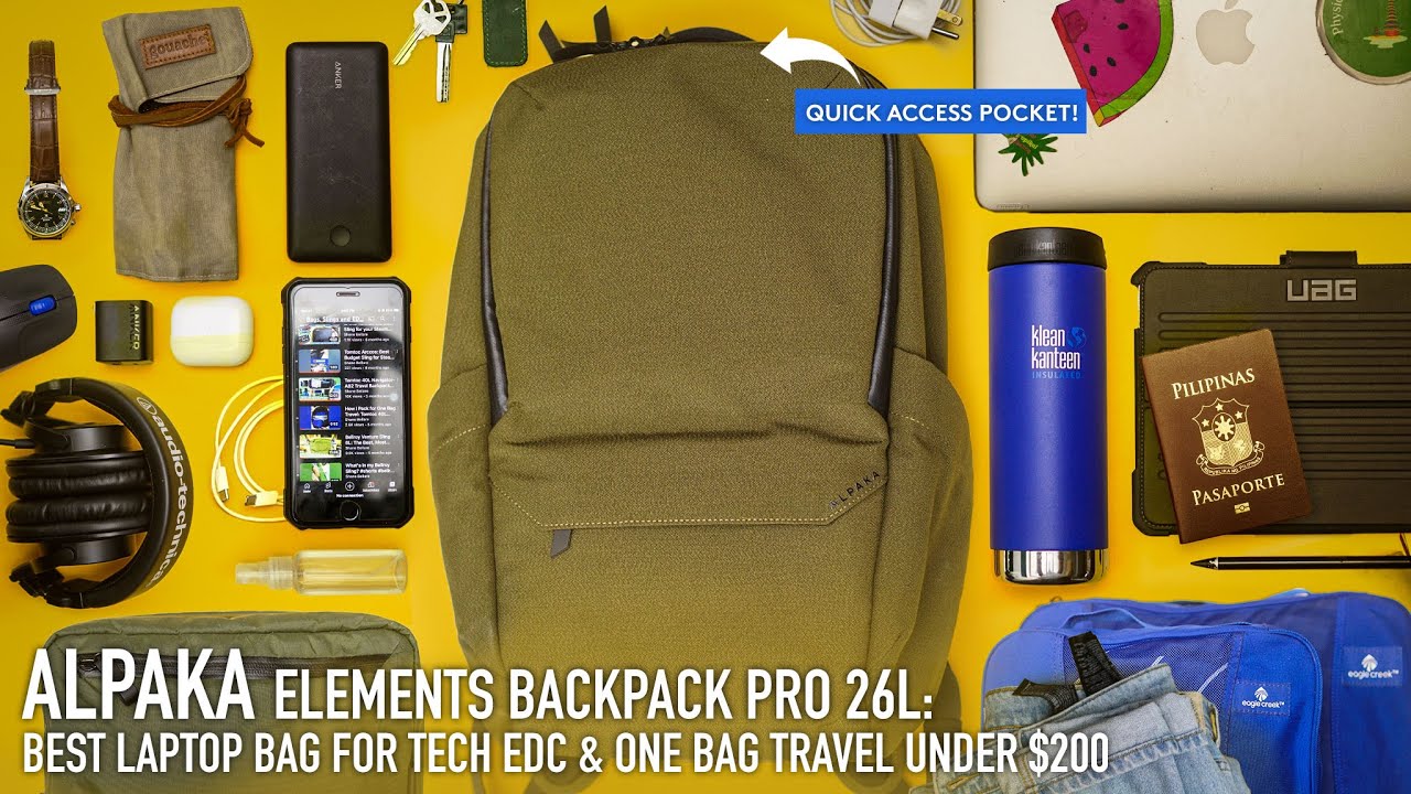 Alpaka Elements Backpack Pro 26L : Best Laptop Bag for One Alpaka Elements Backpack Pro 26L : Best Laptop Bag for One