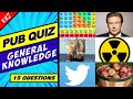 VIRTUAL PUB QUIZ 2021 || General Knowledge Quiz || 15 Trivia Questions Plus a Bonus!