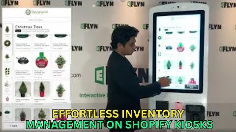 Auto track Inventory on Self Checkout Kiosks for Shopify Retailers