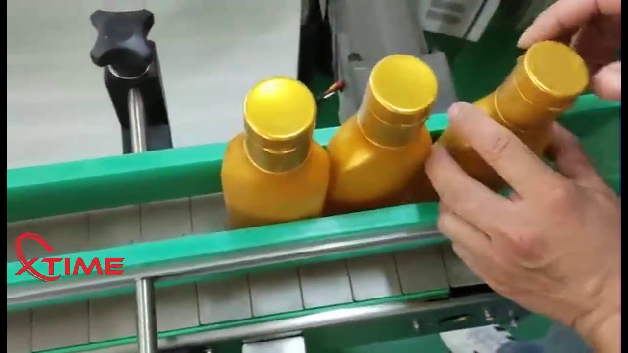 Automatic foil sealing machine for sauce jars bottles，Film type
