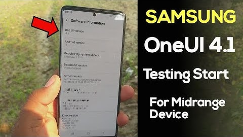 Samsung Start Testing OneUI 4.1 Android 12 Update For Midrange Device 🔥