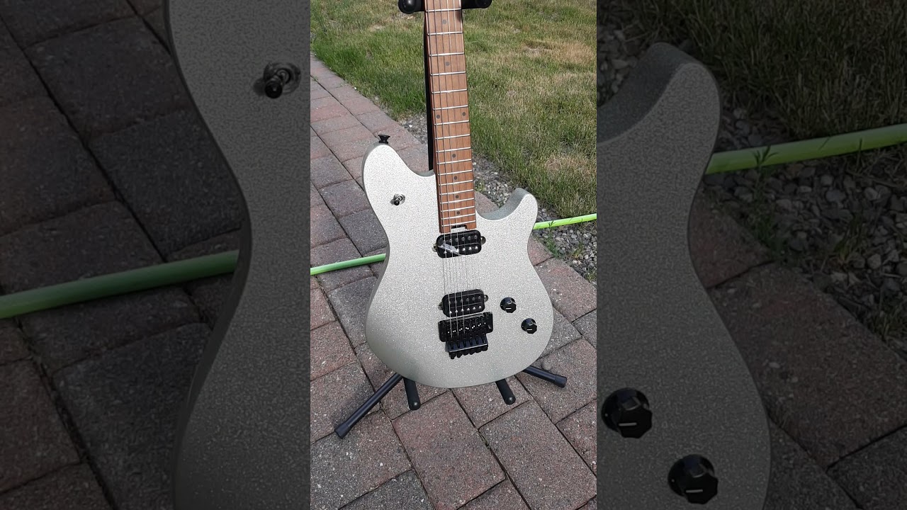 EVH Wolfgang Standard Silver Sparkle - YouTube