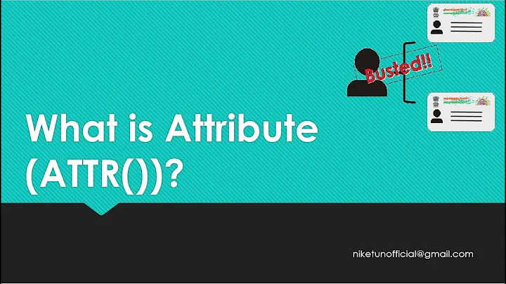 What is Attribute? Tableau Attr() Simplified| 2 min Topics| Tech talk with Niket