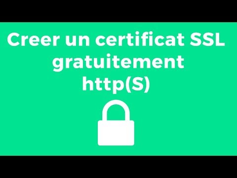 Video: Cum creez un certificat https?