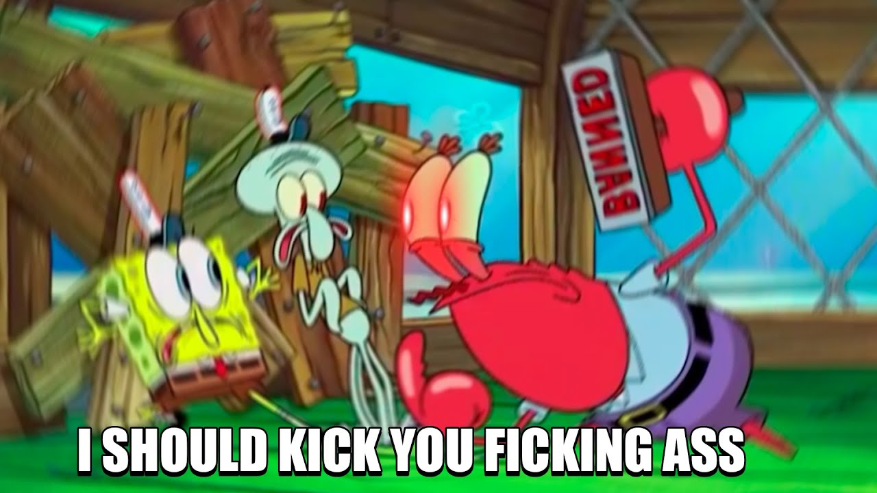 Mr.Squidward and SpongeBob, I SHOULD KICK YOU... - YouTube