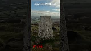 Peak District Trig Challenge - TP6819 West Nab 1/88 #hiking  #trig  #peakdistrict