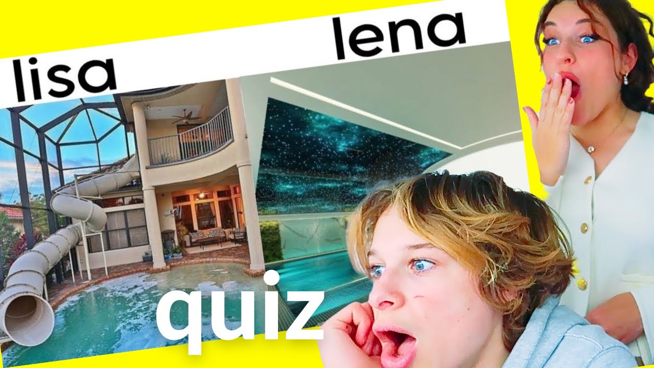 QUIZ GAME - LISA VS LENA (this or that) Challenge By The Norris Nuts