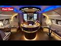 The New Emirates A380 First Class | New York to Dubai Flight | 4K Full Review