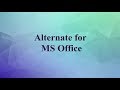 Microsoft Office Alternative