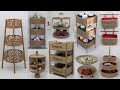 10 Storage Organizer Racks from Waste Materials | Jute Craft Ideas