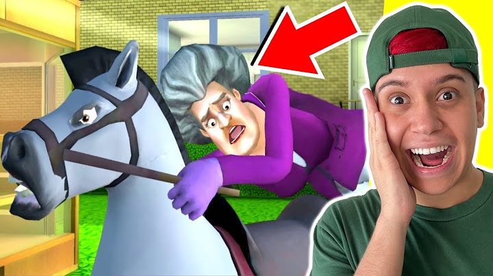 A PROFESSORA MALVADA CAIU DO CAVALO!! (Scary Teacher)