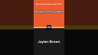 🏀 NBA Quiz 2026: Draymond Green vs Jaylen Brown — Who has more PPG?