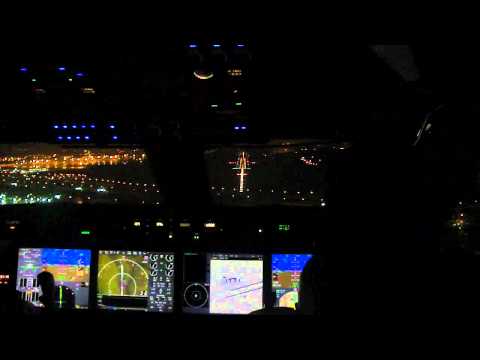 Landing at Guarulhos Airport (SBGR) ILS 09R - Pous...