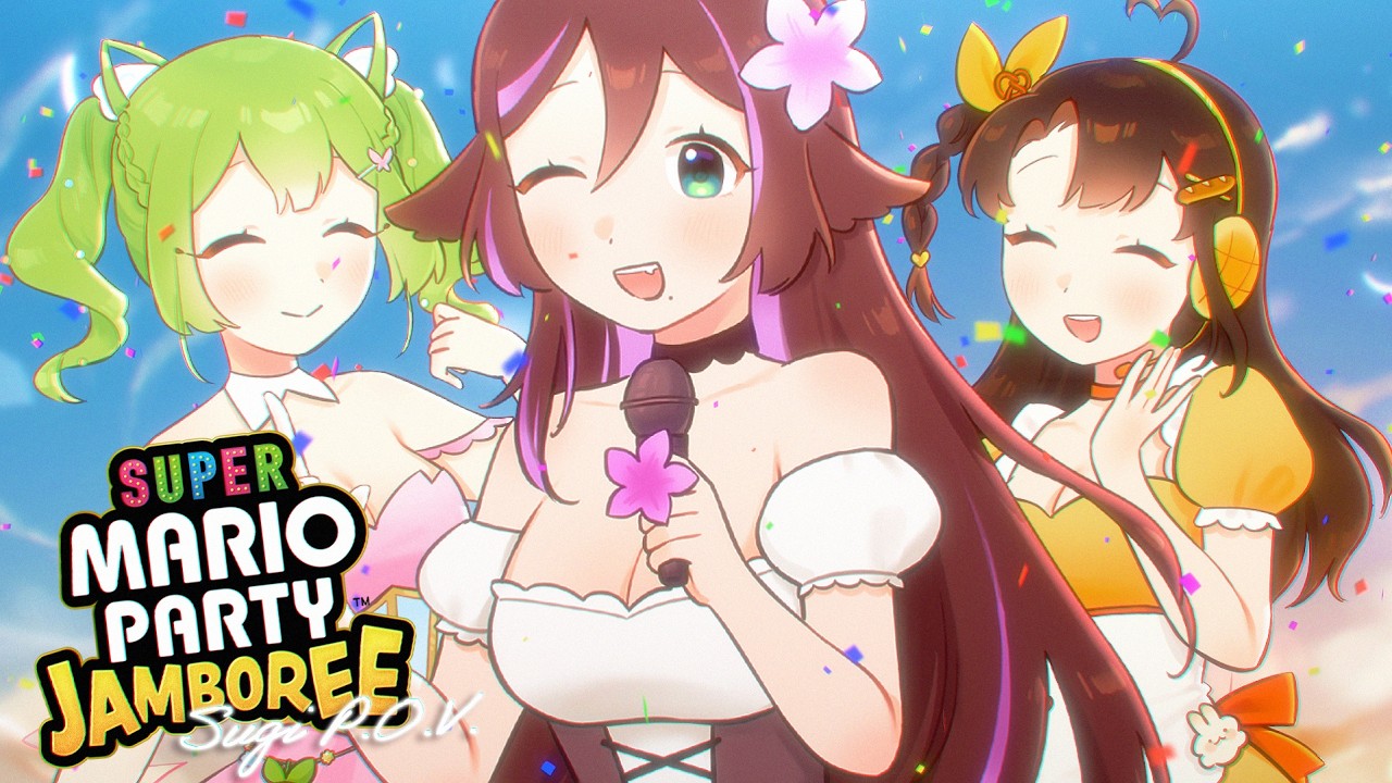 MARIO PARTY JAMBOREE┊A (mario) party for us! 💚🩷🧡
