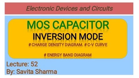 Mos Capacitor Inversion Mode