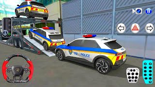 New Police Car Transport By Truck  - 3D Driving Class 2026 Update - Android Gameplay - Car Game screenshot 4