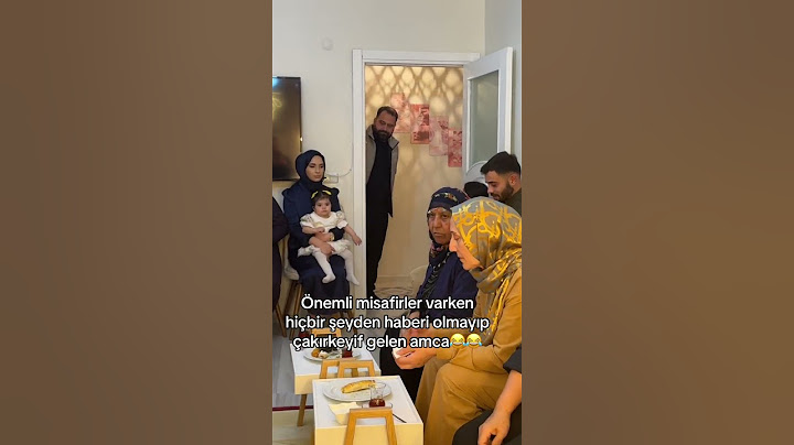 Önemli misafirler varken hiçbir şeyden haberi olmayıp çakırkeyif gelen amca 😂😂