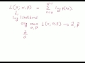 Maximum Likelihood estimation: Poisson distribution - YouTube
