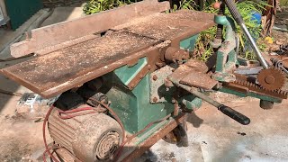 Restoration A Rusty Antique 3 in 1 Table Saw // How To Restore And Reuse An Antique Wood Saw