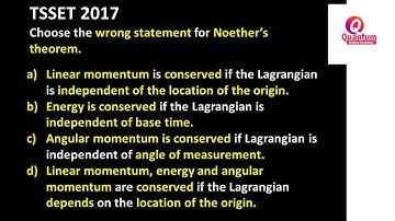 48. Symmetry, Invariance and Noether