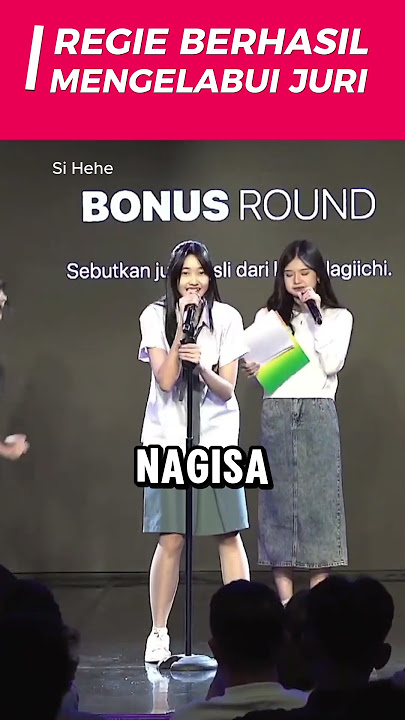REGIE BERHASIL MENGELABUI JURI  #freyajkt48#zeejkt48